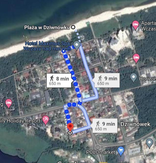 Sloneczna Osada Villa Dziwnowek Ngoại thất bức ảnh
